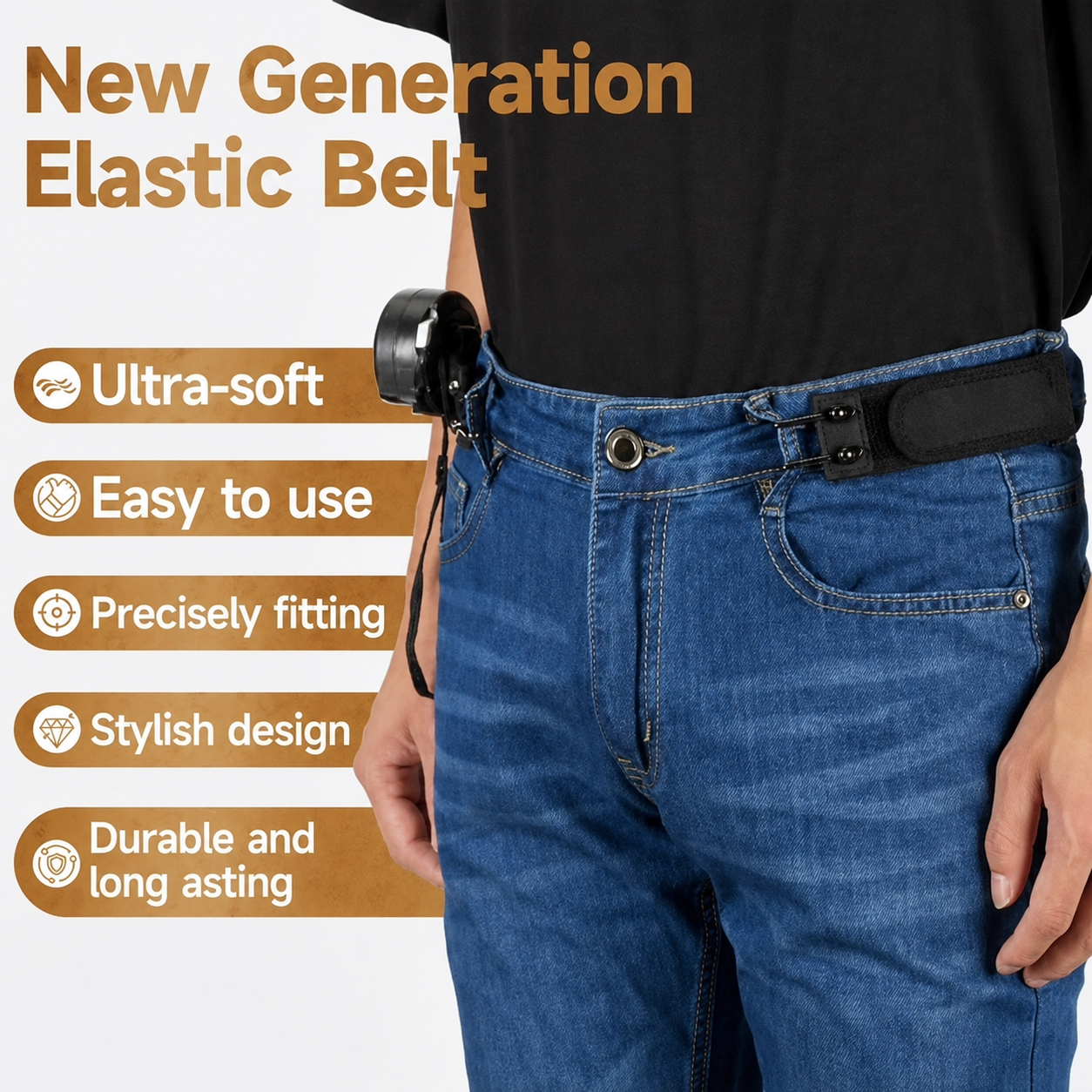 Heravies Buckle-Free Comfort Belt