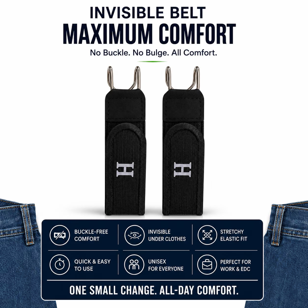 Heravies Buckle-Free Comfort Belt
