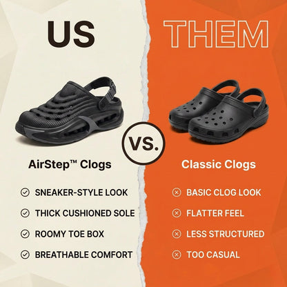 AirStep™ Clogs - Breathable Comfort Slip Ons